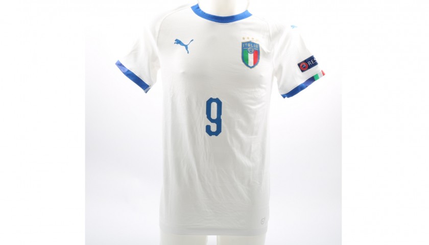 Vergani's Match-Issue/Worn Israel-Italy Shirt, World Cup U-17, 2018