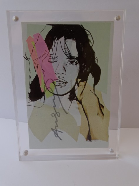 Andy Warhol "Mick Jagger" - Signed, 1975