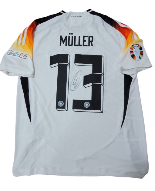 Maglia Muller preparata, Spagna vs Germania EURO 2024 - Autografata