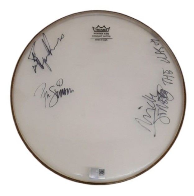 The Clash Signed Drumskin