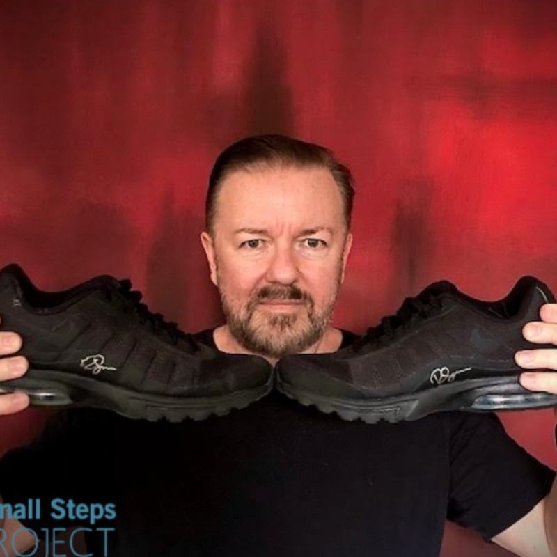 Ricky Gervais' Signed Nike Shoes