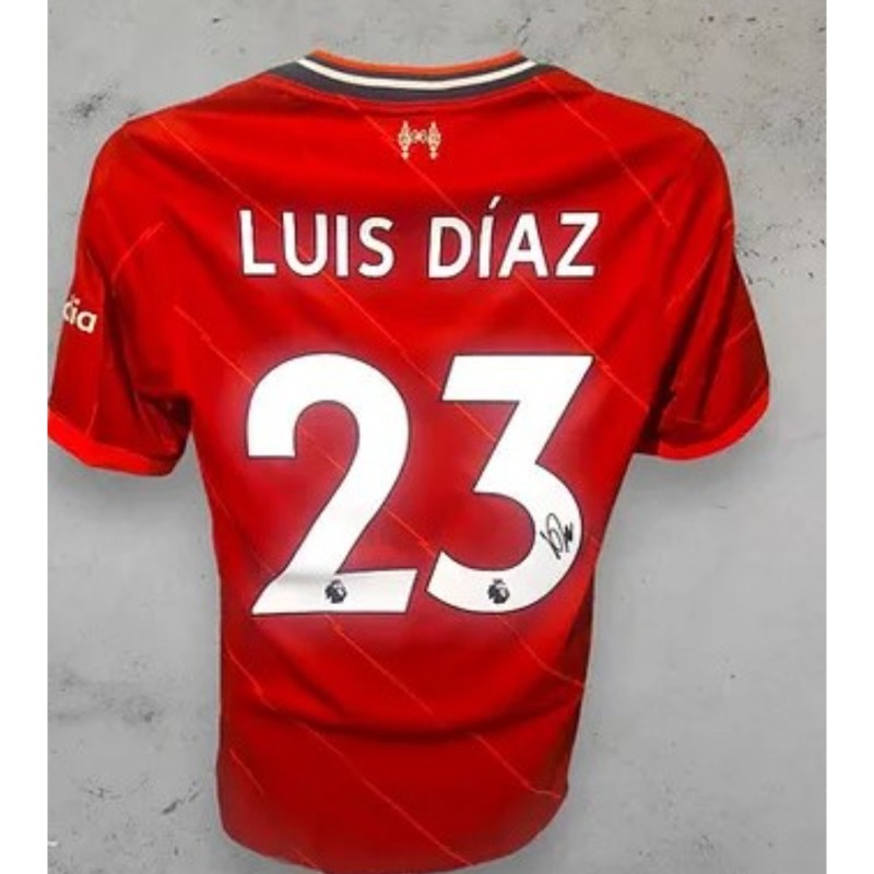 Luis Diaz Liverpool 2022/23 Signed Official Shirt