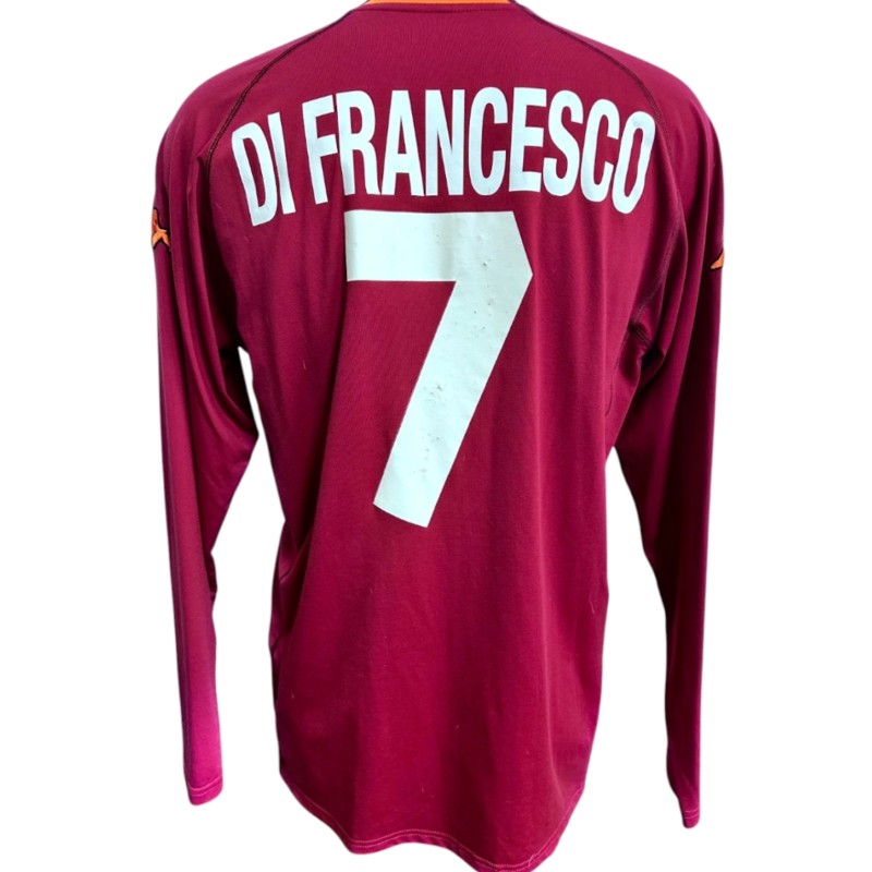 Di Francesco's Match-Worn Shirt, Roma vs Lecce 1999
