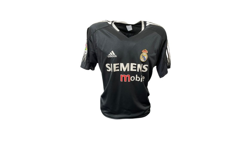 Ronaldo Real Madrid Black Away 2004 2005 Jersey Camiseta Shirt L SKU# 367826