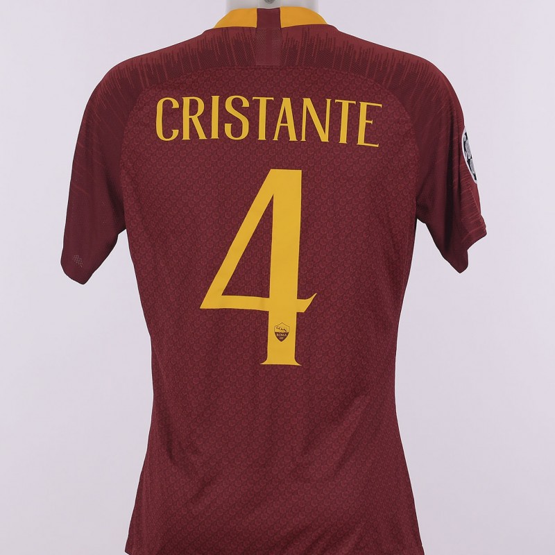 Cristante's Match-Issue Shirt, Roma-CSKA CL 18/19
