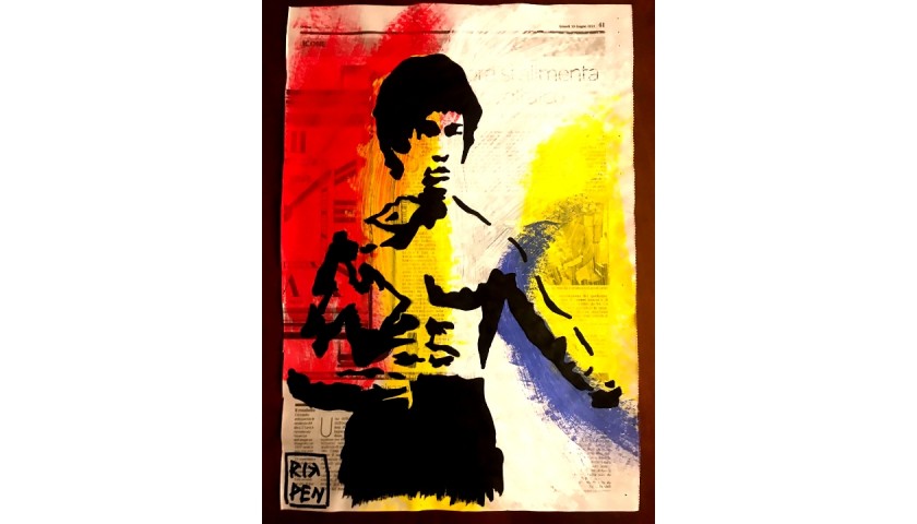"Bruce Lee" Original Board by RikPen - Riccardo Penati