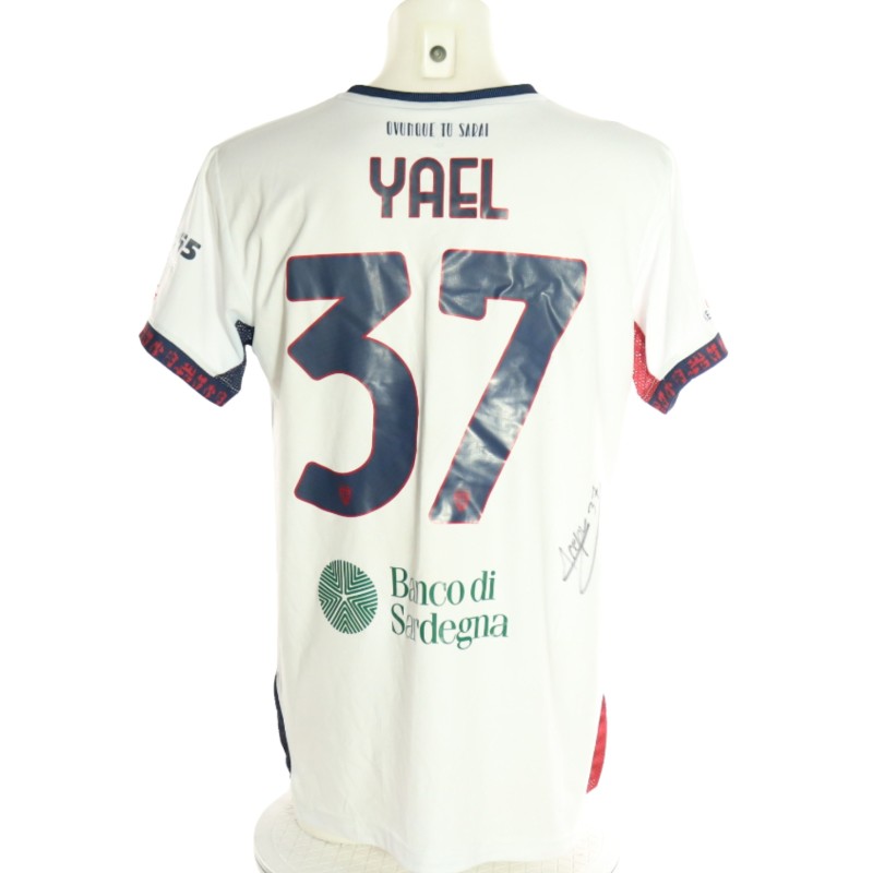 Maglia Yael Unwashed Pisa vs Cagliari, 2026 - Autografata