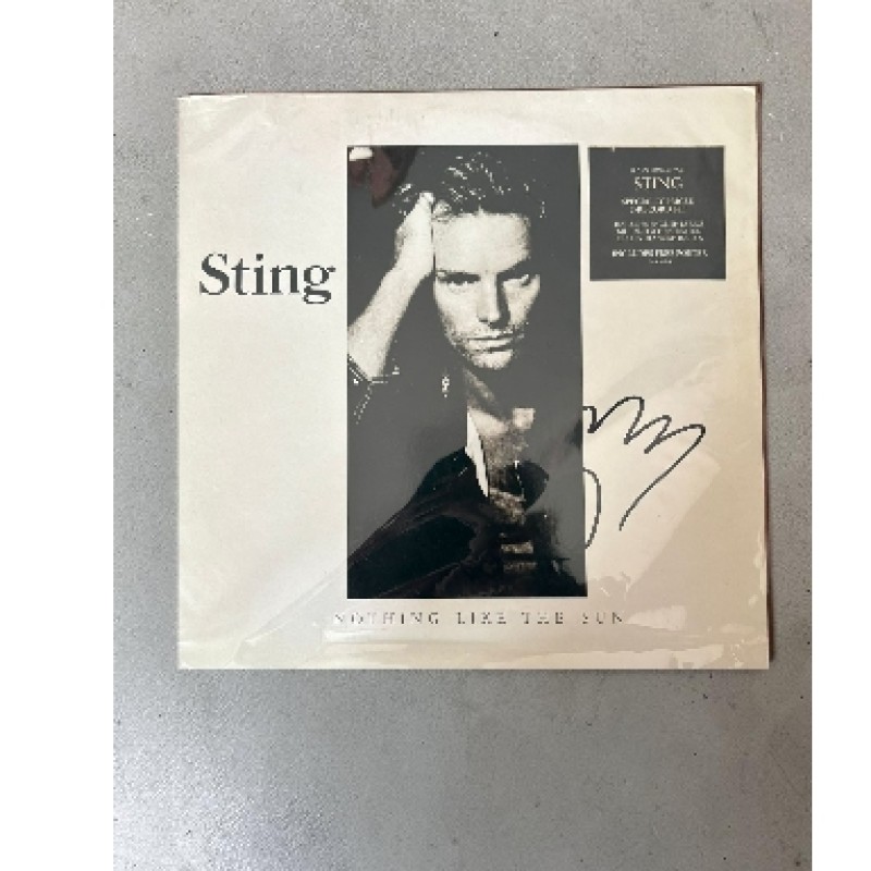 Sting Signed Nothing Like The Sun Vinyl LP 