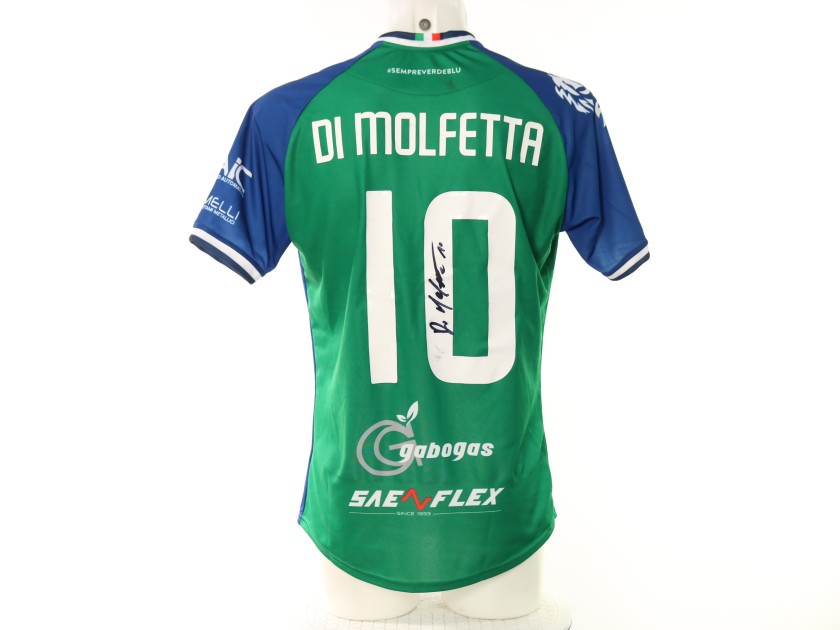 Di Molfetta's Feralpisalò vs Pro Patria Signed Unwashed Shirt, 2025