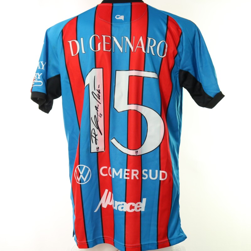 Di Gennaro's unwashed Signed Shirt, Catania vs Trapani 2024 