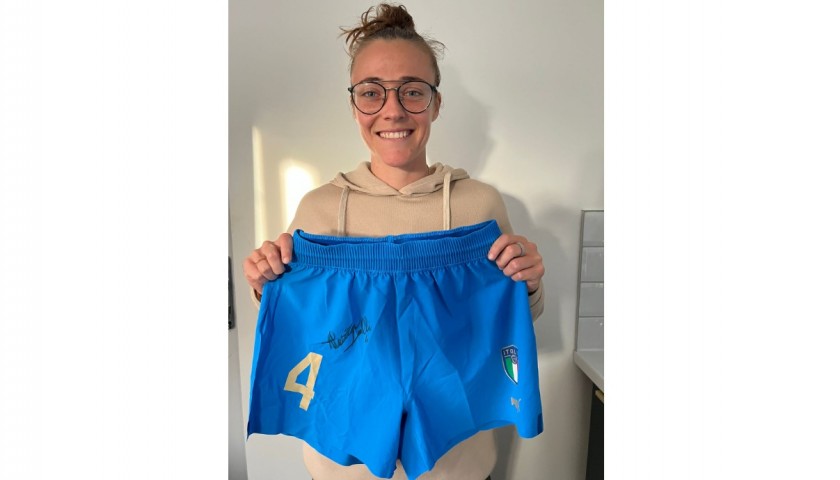 Galli's Italy Signed Match Shorts, 2022 