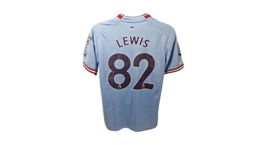 Rico Lewis 82 Manchester City 2022-2023 Home Men Jersey