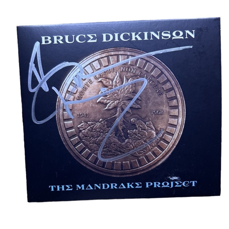 Bruce Dickinson of Iron Maiden Signed CD 