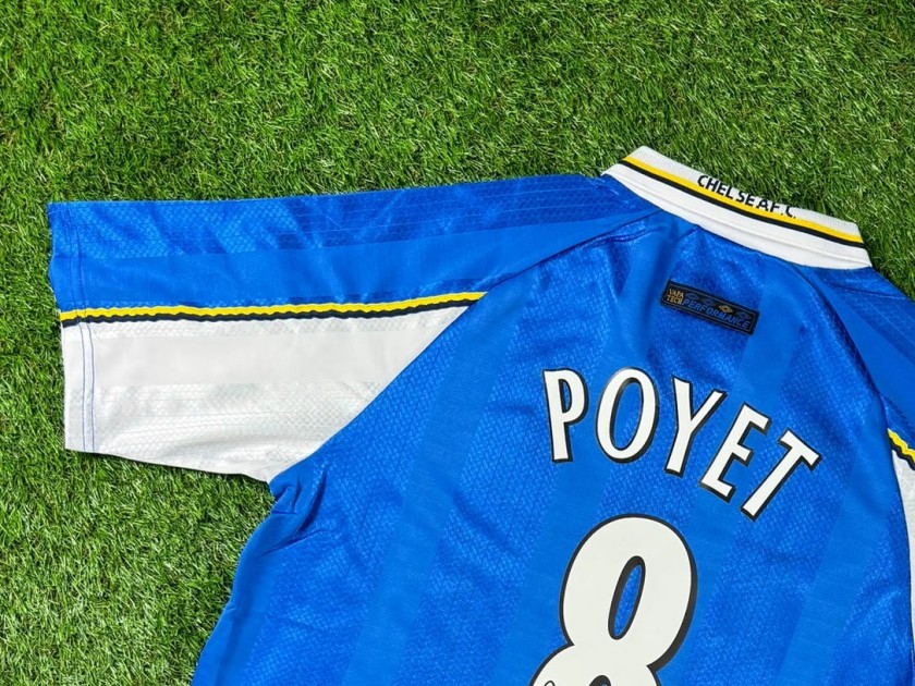 Gus Poyet Signed Chelsea 1997-99 Football Shirt COA