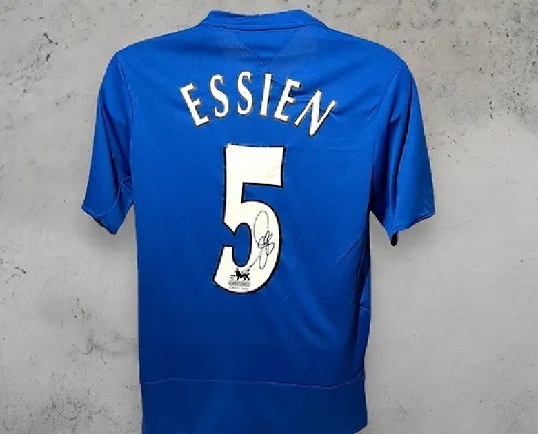 Michael Essien's Chelsea 2005/06 Signed and Framed Shirt