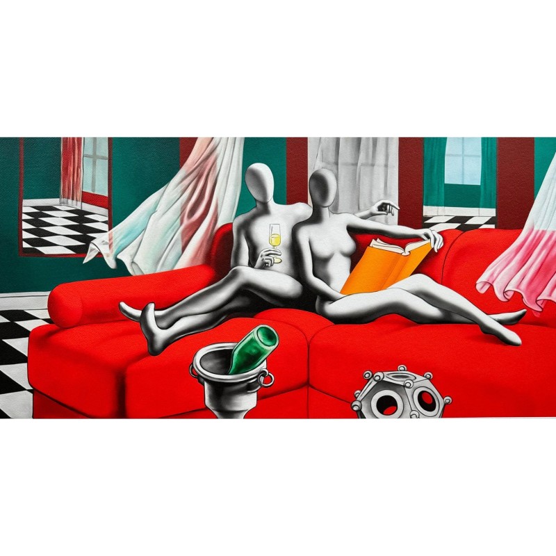 "Elegance in enlightenment" di Mark Kostabi