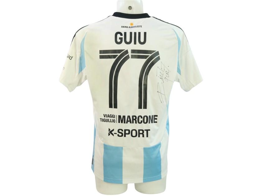 Guiu's Signed Unwashed Shirt, Virtus Entella vs Gubbio 2024