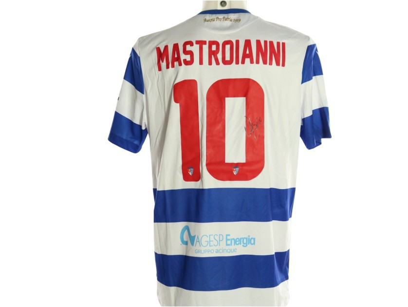 Mastroianni's Signed Unwashed Shirt, Aurora Pro Patria vs Arzignano Valchiampo 2026 - Special Patch Earth Day