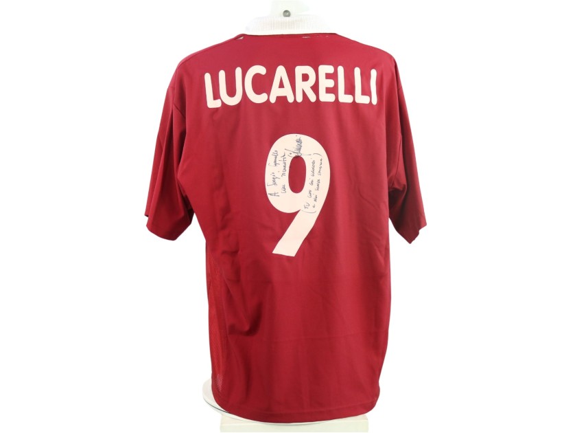 Maglia ufficiale Lucarelli Livorno, 2001/02 - Autografata