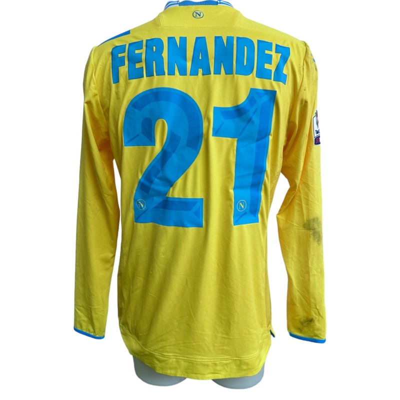 Fernandez's unwashed Shirt, Napoli vs Lazio 2014