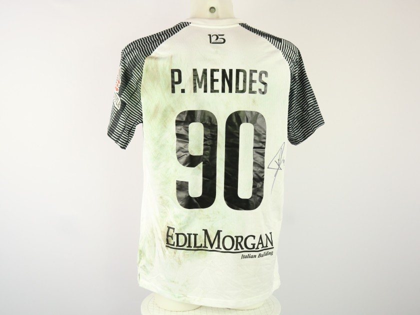 Pedro Mendes' unwashed Signed Shirt, Como vs Ascoli 2024 