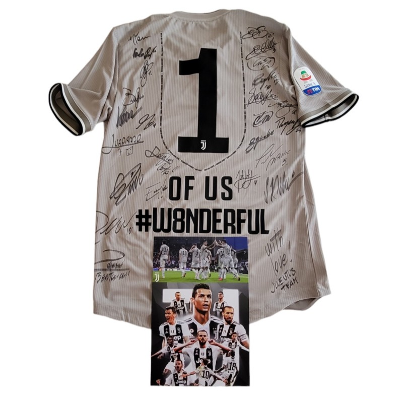 Juventus Celebratory Match Shirt, 2018/19 - Signed by the players