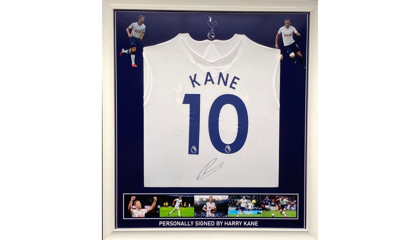 Harry Kane's Tottenham FC Signed and Framed Shirt - CharityStars