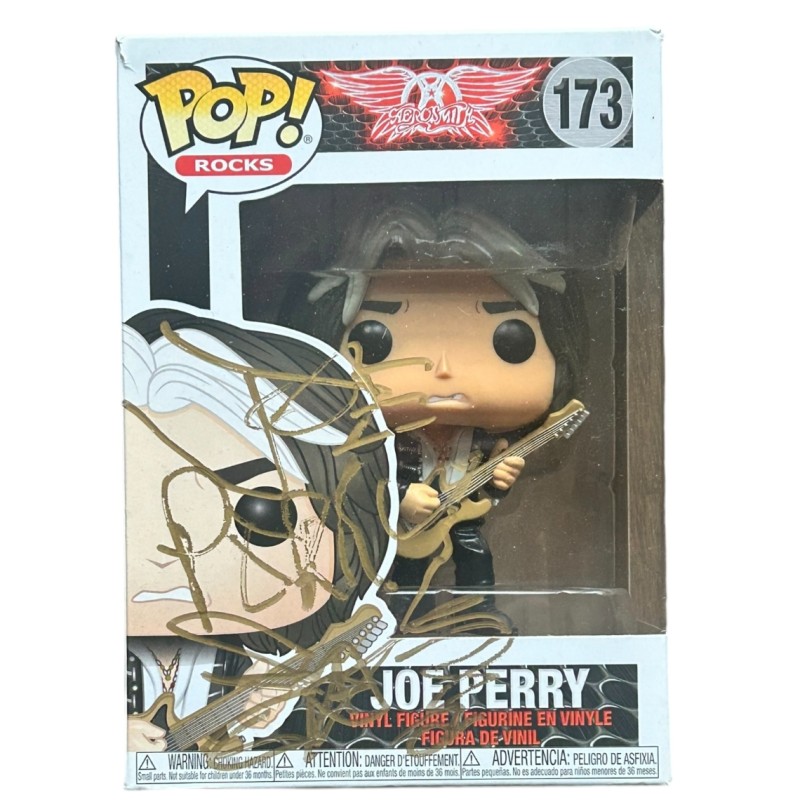 Joe Perry of Aerosmith Signed Funko Pop Figure