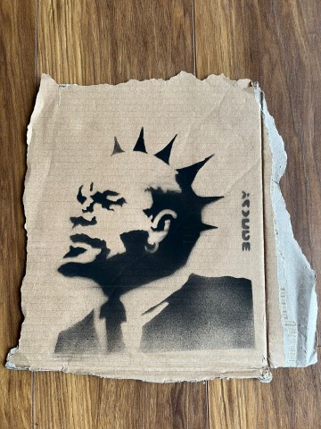 'Lenin Punk' Cardboard - Dismaland Souvenir