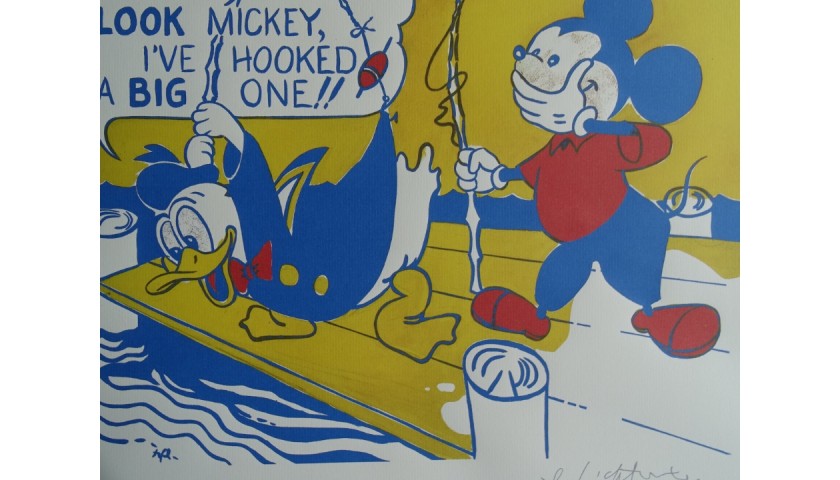 roy lichtenstein mickey mouse and donald duck