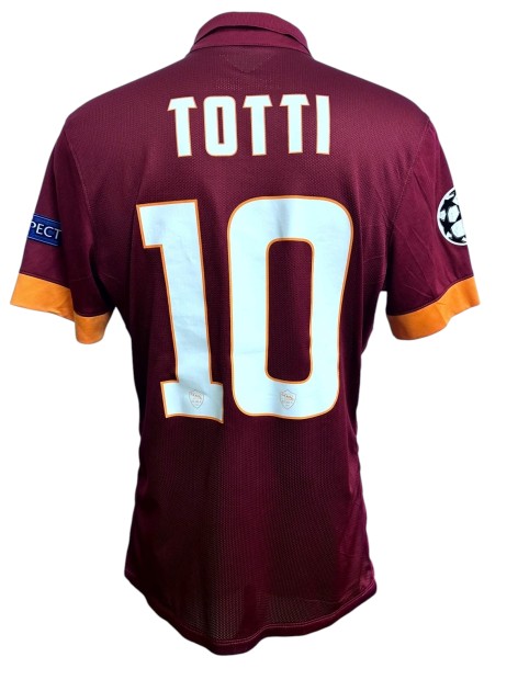 Totti's Unwashed Shirt, Roma vs Bayern Munchen UCL 2014
