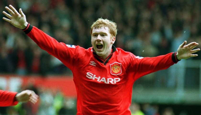 Paul Scholes' Manchester United Signed Shirt