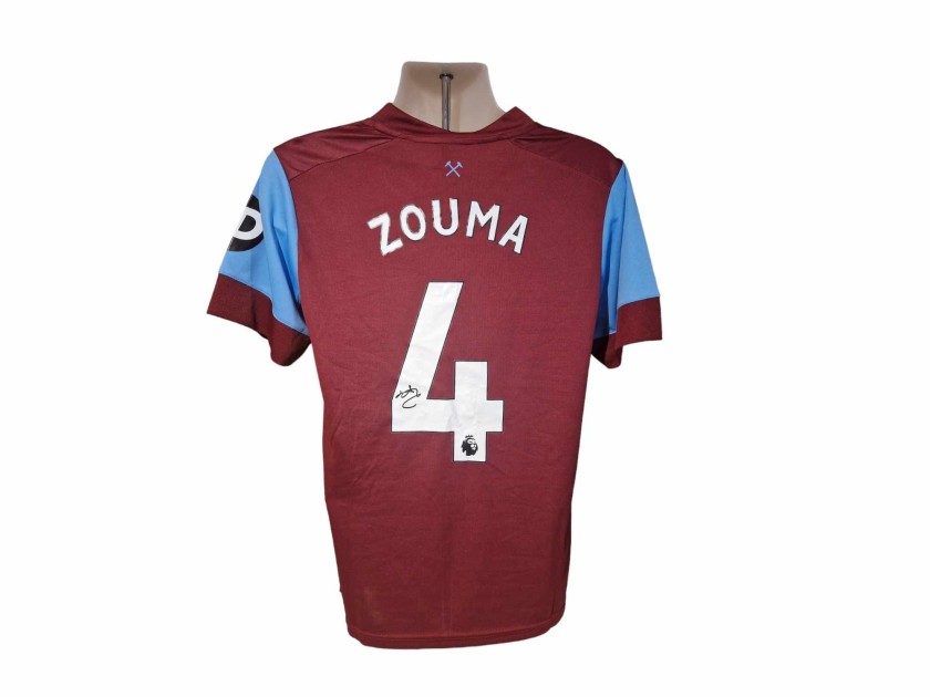 Kurt Zouma's West Ham 2023/24 Signed Replica Shirt