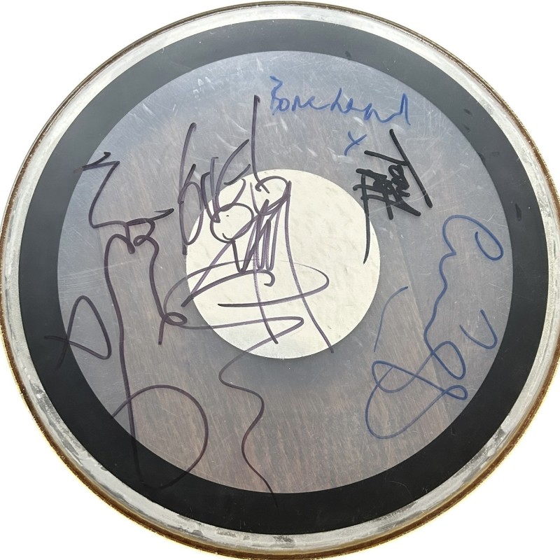 Oasis Signed Drumskin