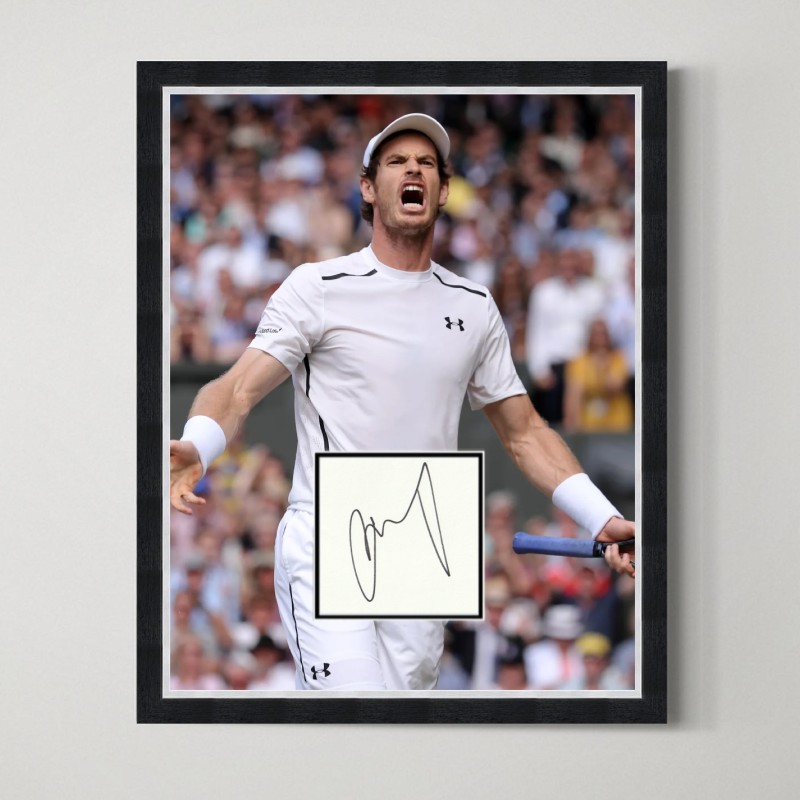 Andy Murray Signed Display