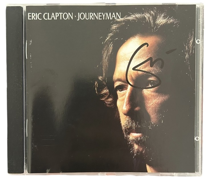 Eric Clapton Signed Journeyman CD