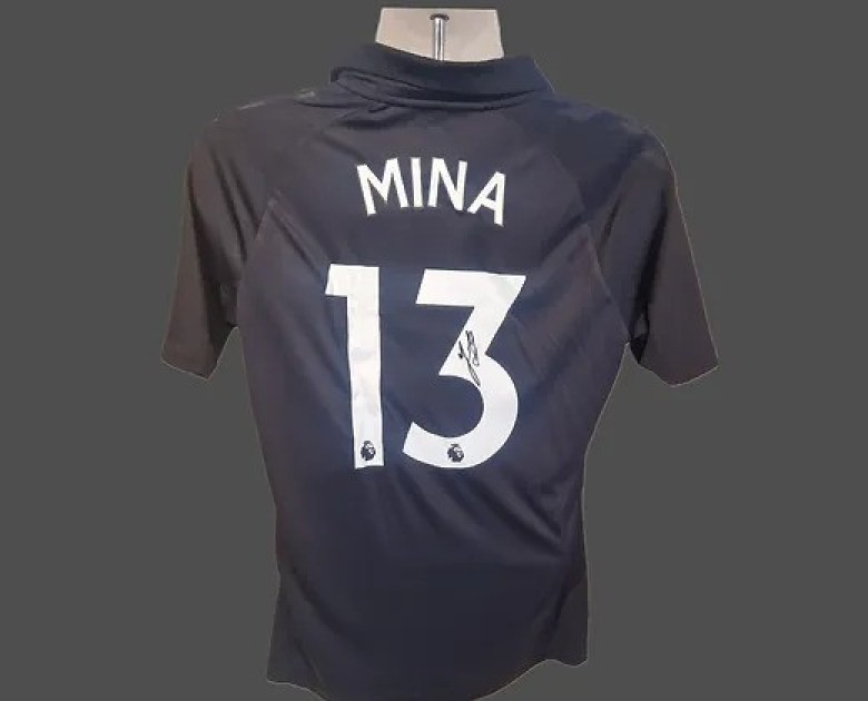 Yerry Mina's Everton 2021/22 Signed Official Away Shirt 