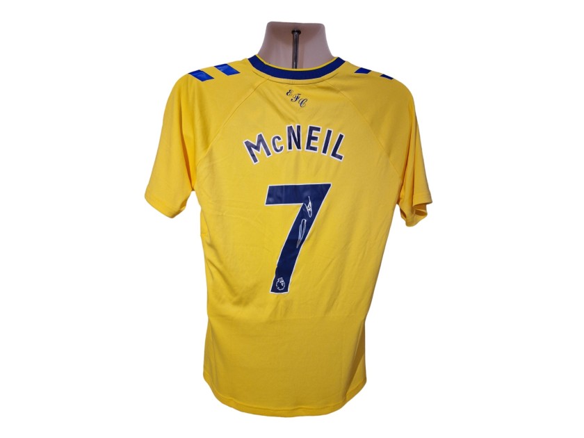 Maglia third ufficiale dell'Everton firmata da Dwight McNeil