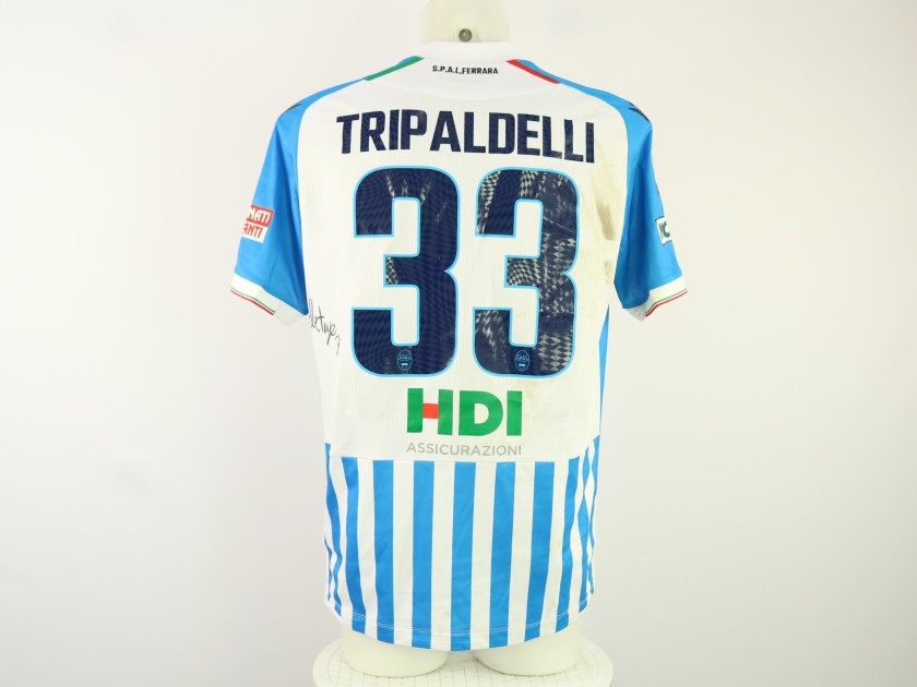 Tripaldelli's unwashed Signed Shirt, SPAL vs Pineto 2024 