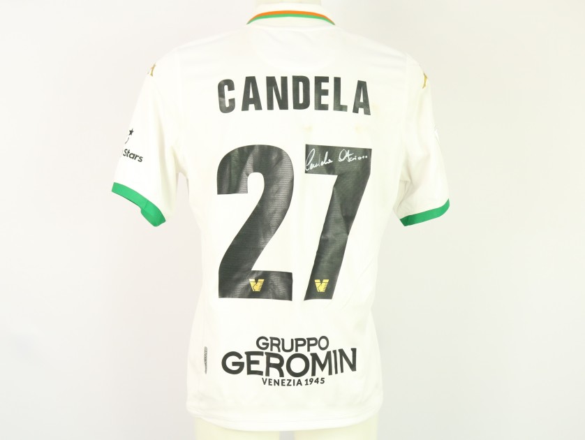 Candela's Unwashed Shirt, Ascoli vs Venezia 2024 - Autografata