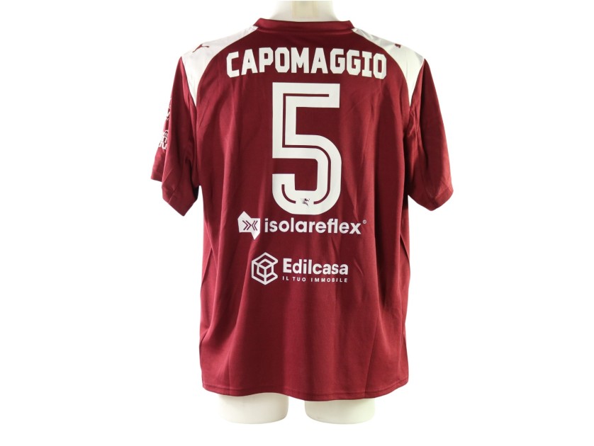 Capomaggio's Unwashed Shirt, Salernitana vs Foggia 2025 - Carlo Ricchetti Special Patch