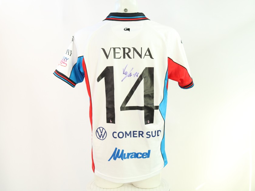 Maglia Verna unwashed Avellino vs Catania 2024 - Autografata