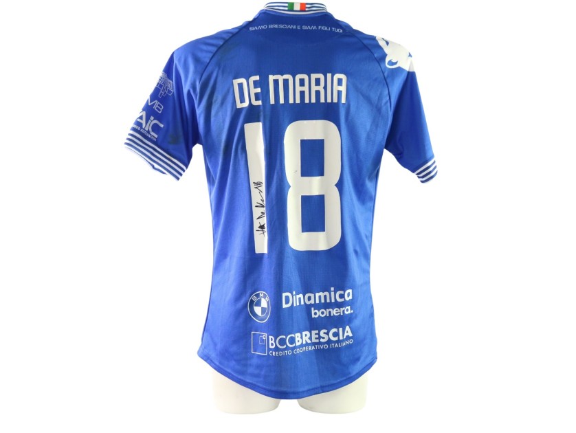 Maglia De Maria Unwashed Union Brescia vs Vicenza, 2025 - Autografata