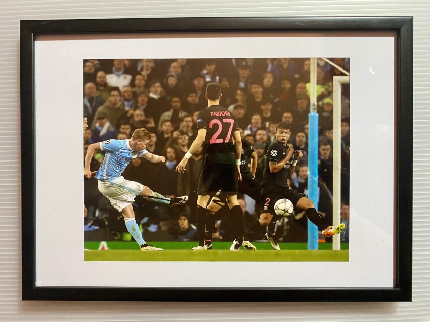 Kevin De Bruyne's Manchester City Signed and Framed Picture