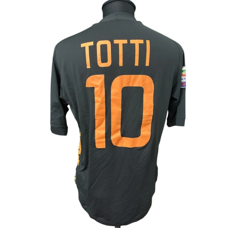 Totti's Roma Match-Worn Shirt, 2011/12