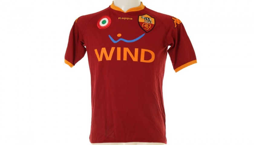 Totti Official Roma Signed Shirt, 2007/08 - CharityStars