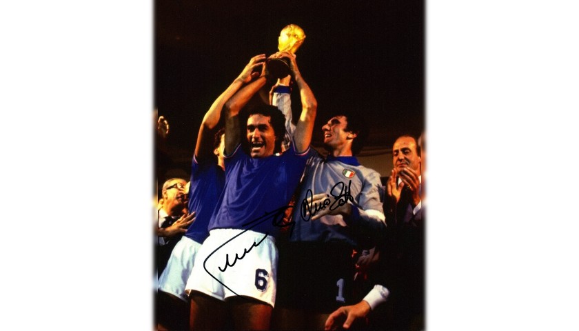 Photograph Signed by Dino Zoff and Claudio Gentile