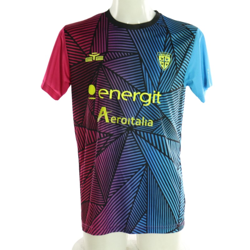 Maglia Pre-Match Unwashed Gaetano Cagliari, 2025/26 - Autografata