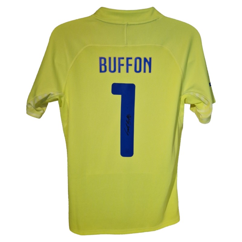 Gianluigi Buffon Signed Italy Official 2014-15 Away Goalkeeper Shirt