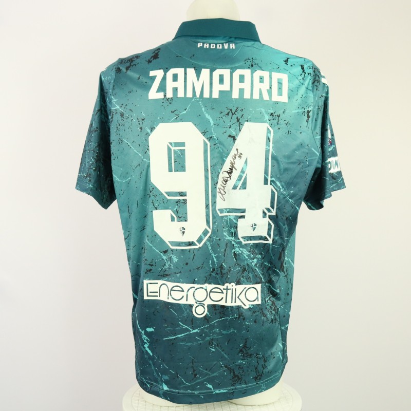 Zamparo's unwashed Signed Shirt, Fiorenzuola vs Padova 2024